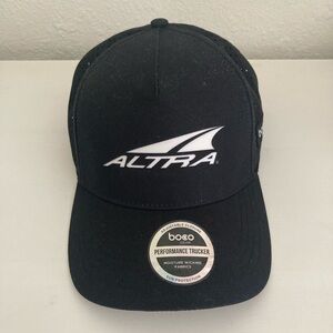 Altra Black Trucker Cap